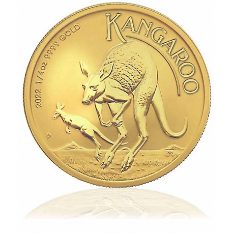 1 viertel Unze Gold Känguru 2022