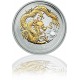 1 Unze Silber Dragon vergoldet