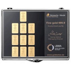 10 x 1/10 oz Gold H&M