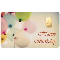 1 Gramm FineCard zum Geburtstag