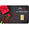 1 Gram FineCard for Wedding anniversary