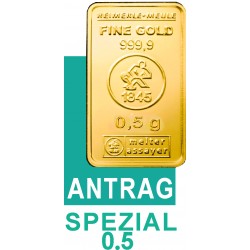 0,5 Gramm Goldbarren (IGR Inc.)