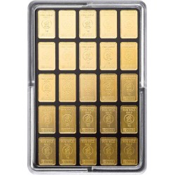 25 x 1 Gramm Goldbarren UnityBox (H&M)