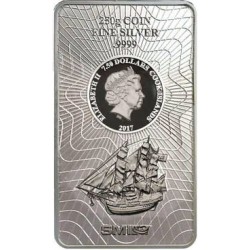 250 Gramm Silber Münzbarren Cook Island 2017