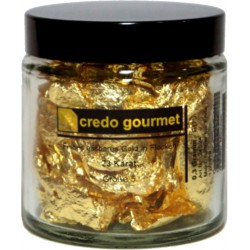 Gold Leaf - Eatable Gold Flakes 23 Karat - Size 5