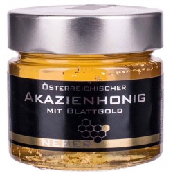 Akazienhonig mit Blattgold
