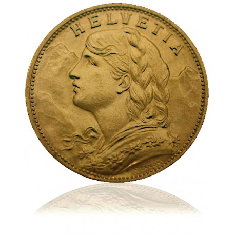 Vreneli Gold 20 Swiss Franc