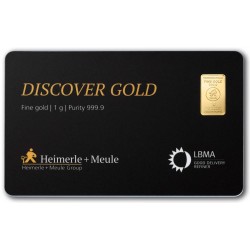 1 Gramm FineCard Goldbarren (H&M) 