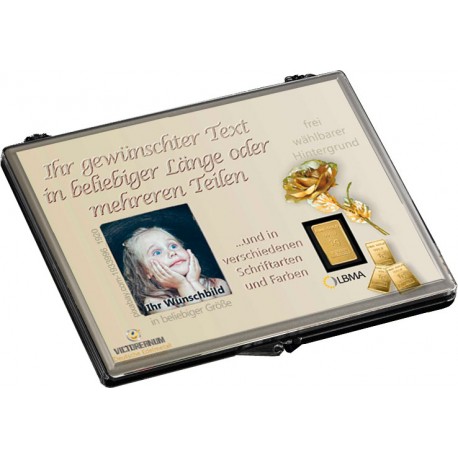 3 x 1 Gram Gold Bar collection box (Heimerle & Meule)