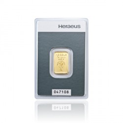 5 Gram Gold Bar (Heraeus)