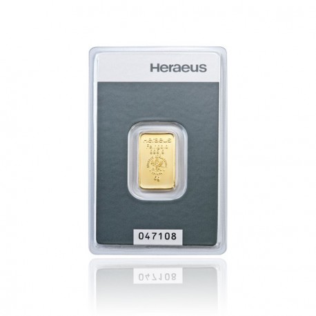 5 Gram Gold Bar (Heraeus)