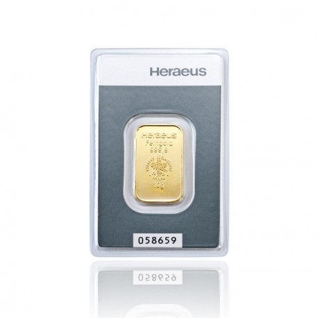 10 Gramm Goldbarren (Heraeus)