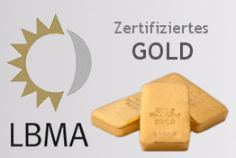 LBMA zertifiziertes Gold