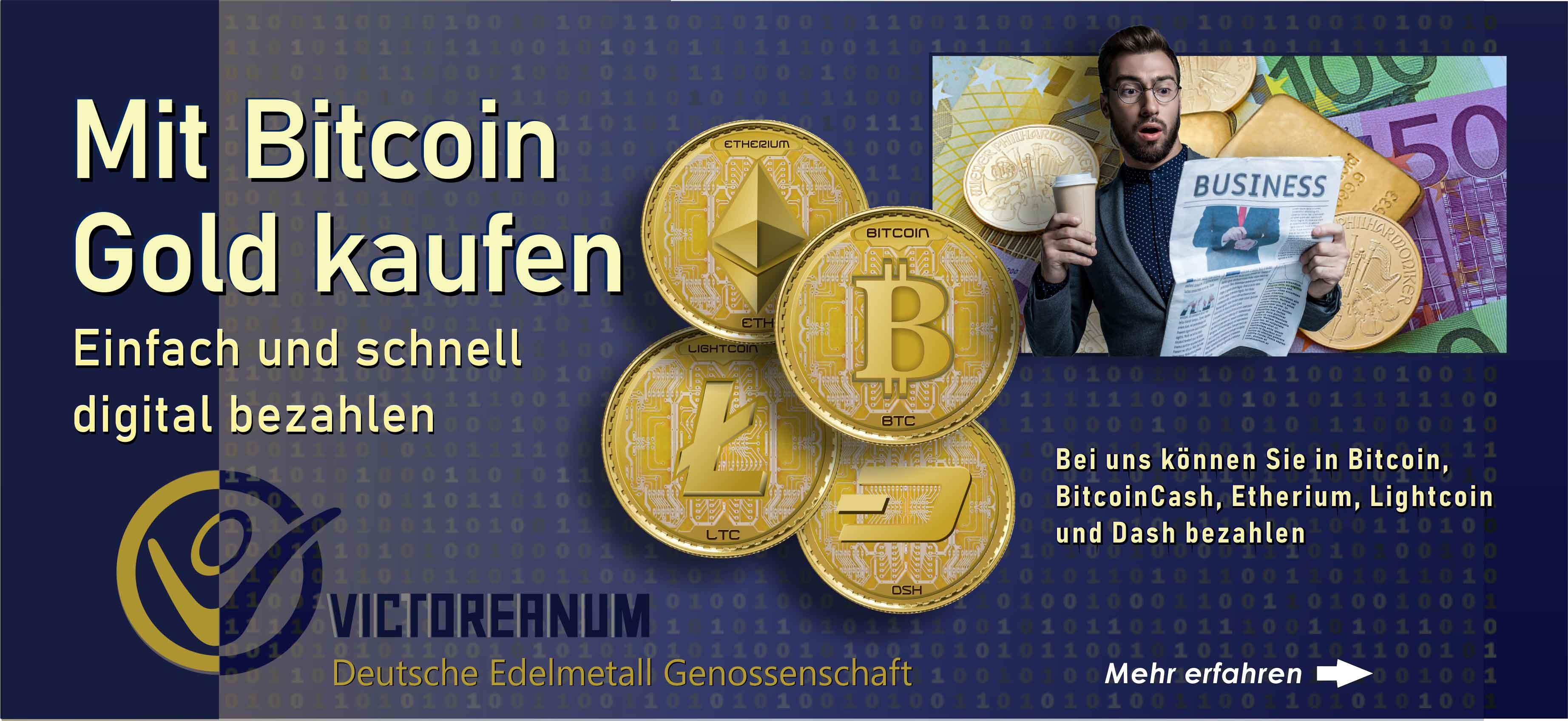 Mit Kryptos bezahlen. Gold und Silber mit Kryptos bezahlen Bitcoin, BitcoinCash, Etherium, Ligthcoin, Zcash