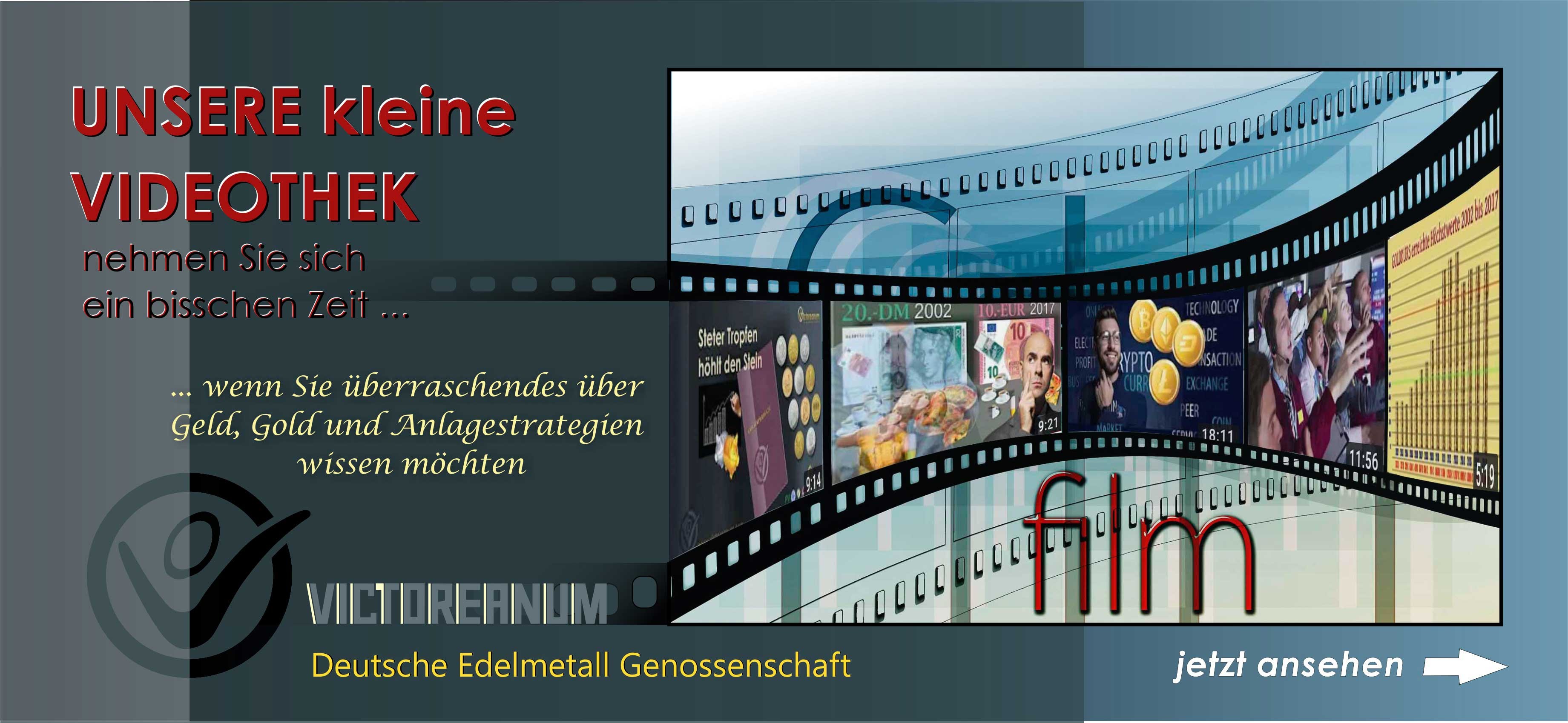 Unsere kleine Videothek. Wenn Sie überraschendes über Geld, Gold und Anlagestrategien erfahren möchten